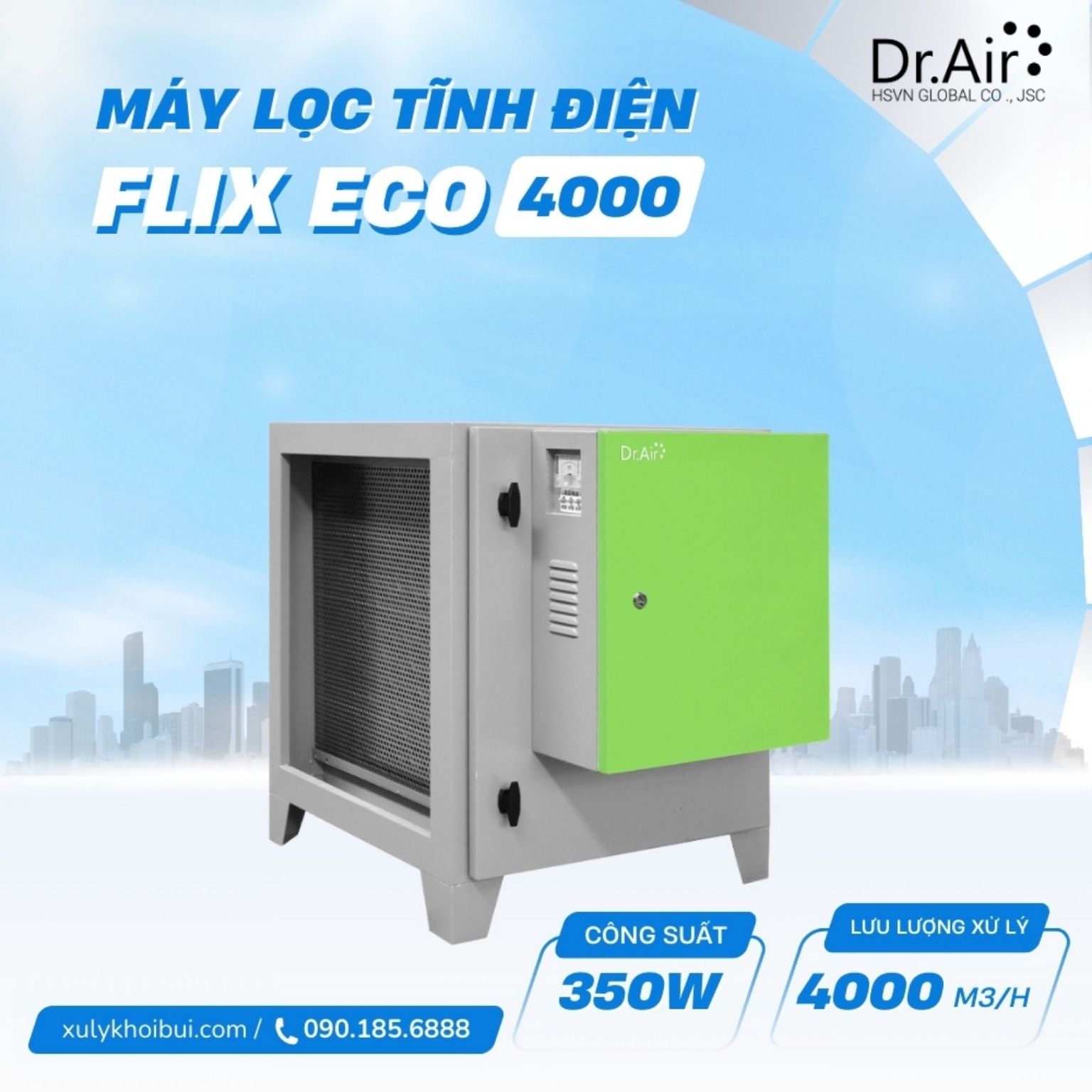Ứng dụng của máy lọc tĩnh điện trong xử lý khói bếp