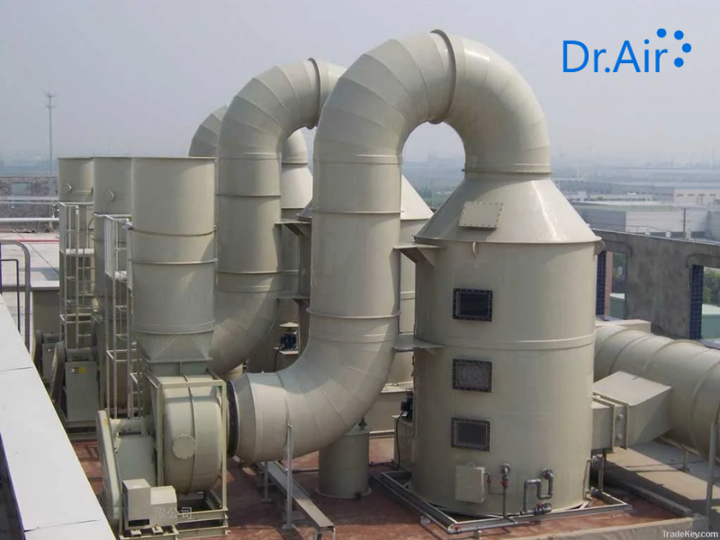 Hệ thống lọc khí thải tiêu chuẩn lắp đặt tại khu công nghiệp
