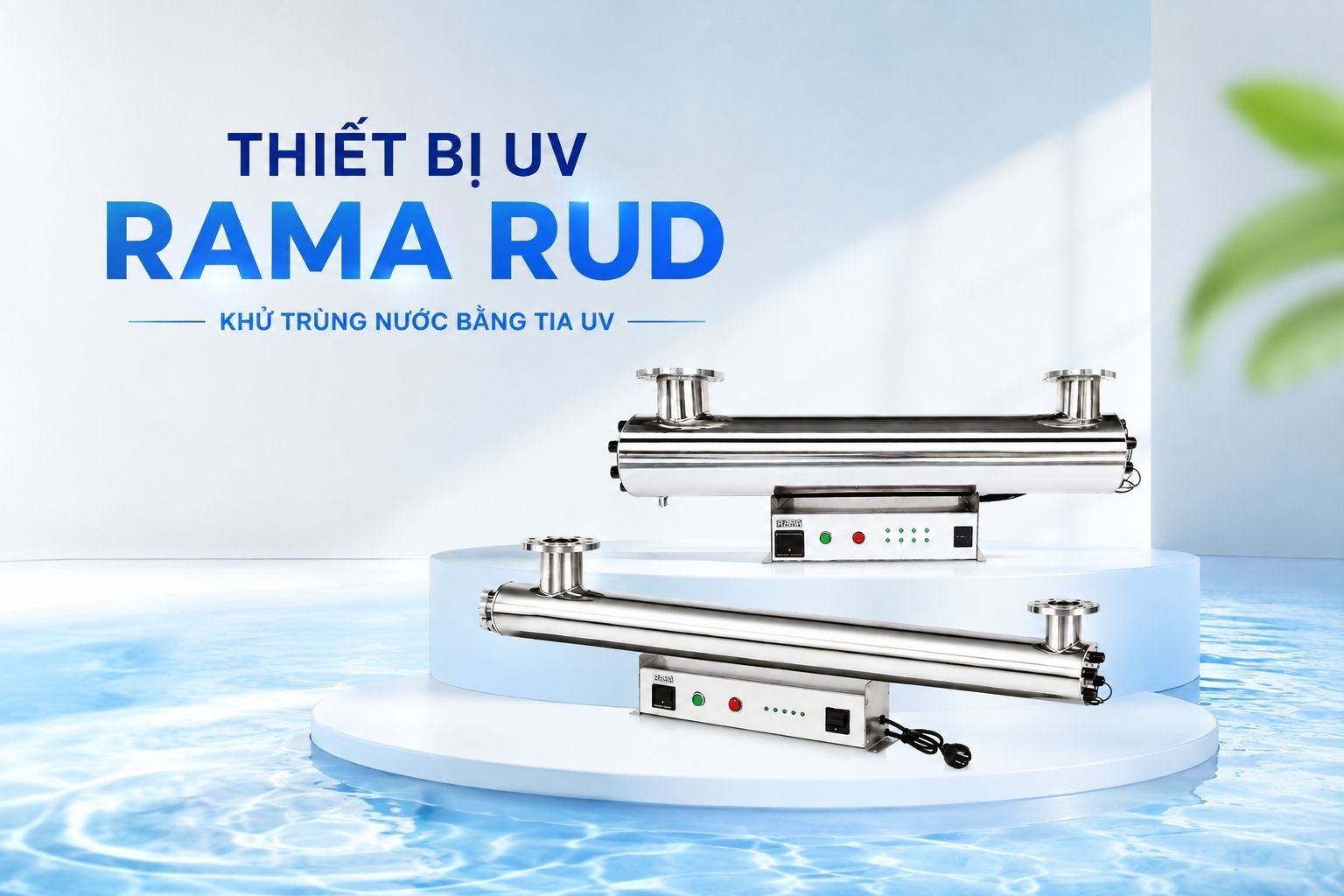 Thiết bị UV khử trùng nước hồ bơi Rama RUD-5B80W