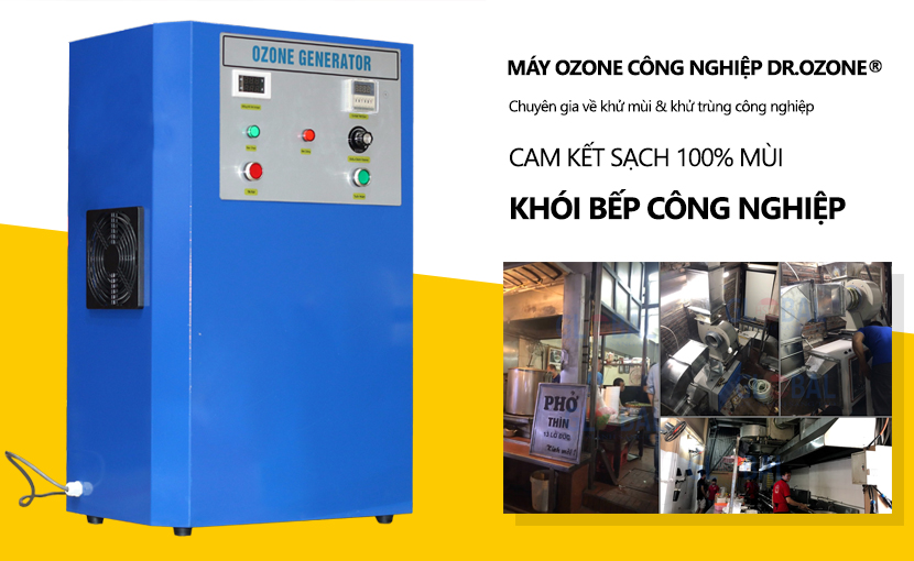 Máy khử mùi ozone công nghiệp Dr.Ozone