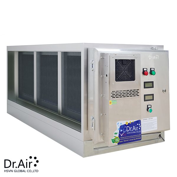 Máy lọc tĩnh điện công nghiệp vỏ inox Dr.Air KT12000i