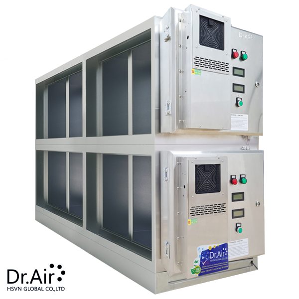 Máy lọc tĩnh điện công nghiệp inox Dr.Air KT 32000i xử lý khói bếp công nghiệp