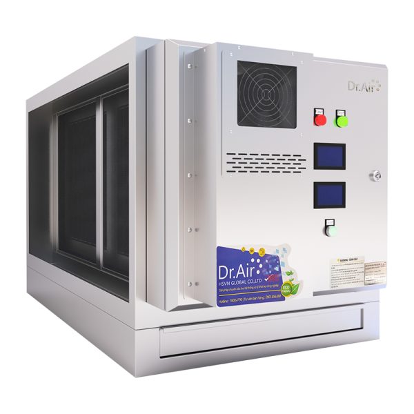 Máy lọc tĩnh điện công nghiệp vỏ inox Dr.Air KT8000i lọc khói bếp công nghiệp