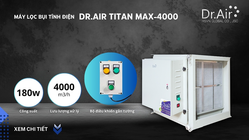 Máy lọc tĩnh điện