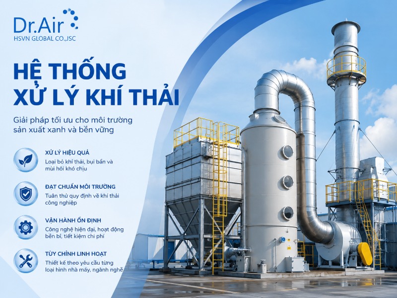 Hệ thống xử lý khí thải công nghiệp