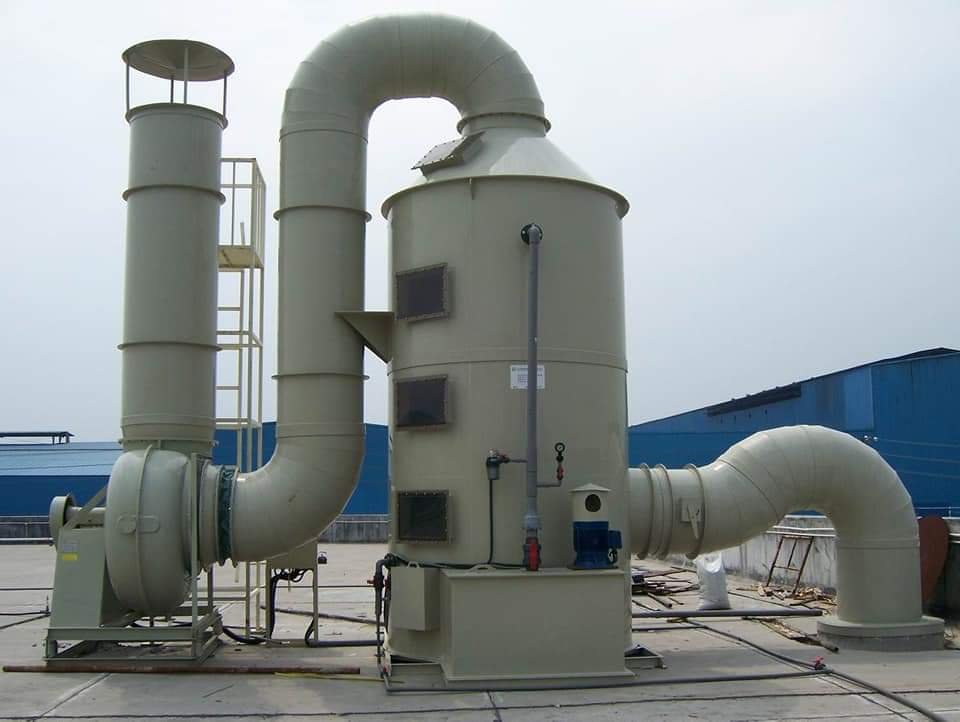 Tháp hấp thụ xử lý SO2 trong khí thải